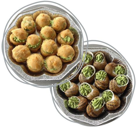 Escargots de Bourgogne 8 douzaines 500g